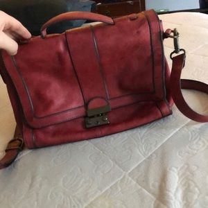 Red Fossil Messenger Bag 💼
